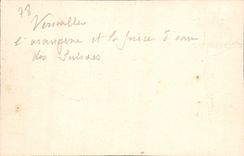 VINTAGE POSTCARD Versailles Castle the water orangery and part of the Swiss ones