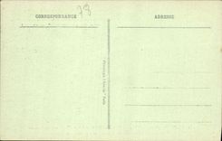 VINTAGE POSTCARD German St in Bush hammer the Castle and the Church Seen of the Floor