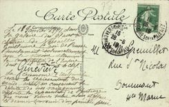 VINTAGE POSTCARD Palate Of Versailles the Park Basin of Apollo and green carpet