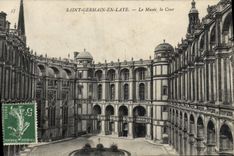 VINTAGE POSTCARD Saint Germain In Bush hammer the Museum Court