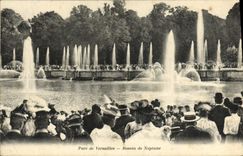 VINTAGE POSTCARD Versailles Park of Basin of Neptune
