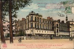 CPA Saint Germain En Laye Le Chateau vu du Parterre
