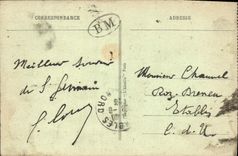 CPA Saint Germain En Laye Le Chateau vu du Parterre