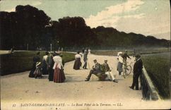 CPA Saint Germain En Laye Le Rond Point de la Terrasse