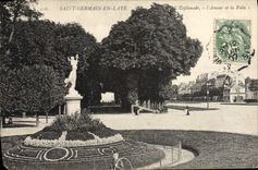 CPA Saint Germain En Laye L'esplanade L'Amour et la folie 