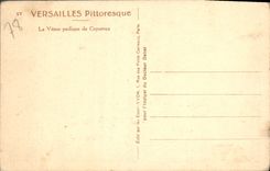 VINTAGE POSTCARD Picturesque Versailles the Come modest one from Coysevox