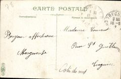 VINTAGE POSTCARD Versailles Large Water central Floor