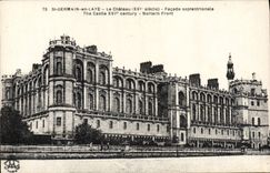 CPA Saint Germain En Laye Le Chateau Facade Septentrionale