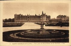 CPA Saint Germain En Laye Vue Prise du Rond Point de la Terrasse