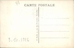 VINTAGE POSTCARD Versailles the Castle on the Park Floor of Latone Seen of the green carpet