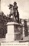 VINTAGE POSTCARD Versailles Castle the Monument of Louis XIV