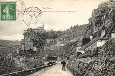 CPA Rocamadour Entree du village et vue d'ensemble 