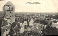 CPA Gourdon Vue Generale