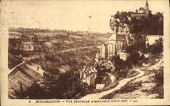 CPA Rocamadour Vue Generale D'Ensemble