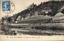 VINTAGE POSTCARD Cahors the Castle of Mertues