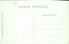 VINTAGE POSTCARD Bordeaux an Alley of the Public garden