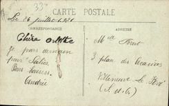 VINTAGE POSTCARD Pessac Castle Componac Swan