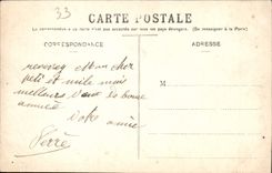 VINTAGE POSTCARD Bordeaux Swallows