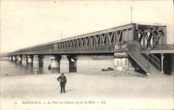 CPA Bordeaux Le Pont du Chateau de Fer Du Midi