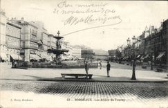 CPA Bordeaux Les Allees de Tourny