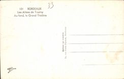 CPA Bordeaux Les Allees de Tourny