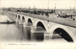 CPA Bordeaux Le Pont de Pierre