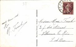 VINTAGE POSTCARD Arcachon Seen on the Boulevard Walk and the Basin Boat