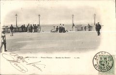 CPA Arcachon Place Thiers Bords du Bassin