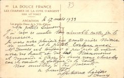 CPA Arcachon Les grandes dunes de la ville d'hiver