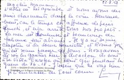 VINTAGE POSTCARD Arcachon Basin Escaped on the basin through the pines