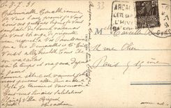 VINTAGE POSTCARD Arcachon the pier walk and the basin