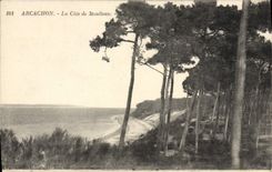 CPA Arcachon La Cote de Moulleau