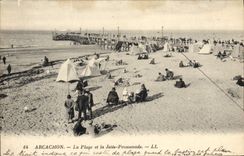 CPA Arcachon La Plage et la Jetee Promenade
