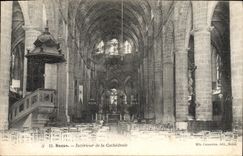 VINTAGE POSTCARD Interior Bazas of Catherale