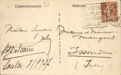 VINTAGE POSTCARD Soulac on Sea the Beach