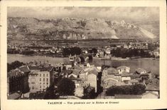 Opinión de la valencia de la POSTAL de la VENDIMIA sobre el Rhone y el Crussol