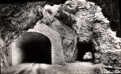 MODERN CARD Road of Combe Laval Collar of the machine the new tunnel and the old tunnel of the monks