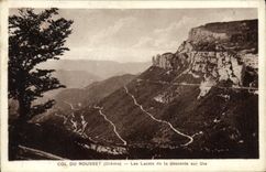 VINTAGE POSTCARD Of Rousset Laces of the Descent On Die