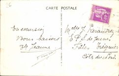 VINTAGE POSTCARD Of Rousset Laces of the Descent On Die