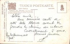 POSTAL Estrasburgo Pflanzbad de la VENDIMIA