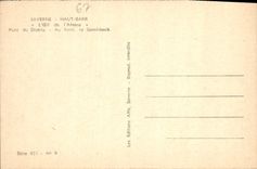 VINTAGE POSTCARD Saverne the eye of Alsace Bridge to the devil Geroldseck