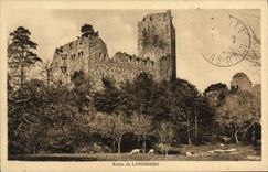 VINTAGE POSTCARD Ruin of Landsberg