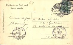 VINTAGE POSTCARD Mulhouse Posts