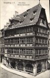 Casa de Estrasburgo Altes Haus Kammerzell de la POSTAL de la VENDIMIA