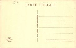 Paladar de Estrasburgo de la POSTAL de la VENDIMIA de Rohan