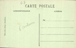 POSTAL Estrasburgo de la VENDIMIA cerca de los puentes cubiertos