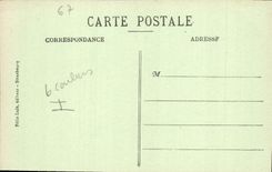 Enfermedad izquierda de Strassburg de la POSTAL de la VENDIMIA