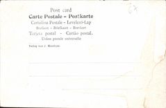 VINTAGE POSTCARD Strasbourg Street Guillaume Emperor