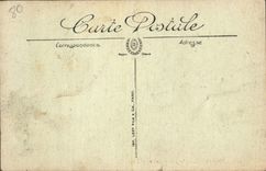 VINTAGE POSTCARD Abbeville the Public garden