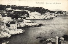 CPA Marseille Panorama de la Corniche